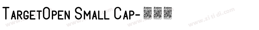 TargetOpen Small Cap字体转换
